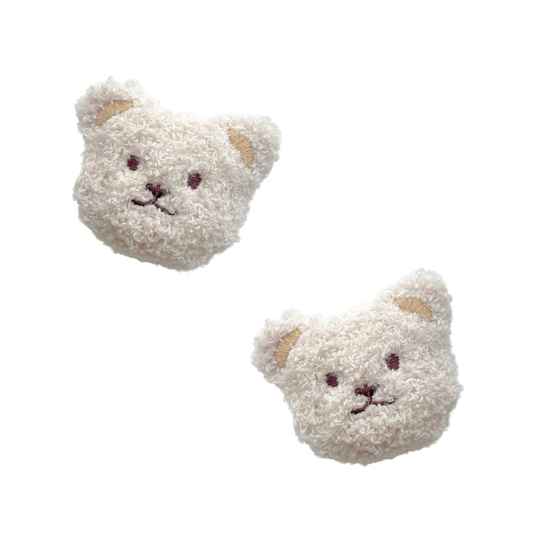 2pk Novelty CLIPS: teddy oatmeal