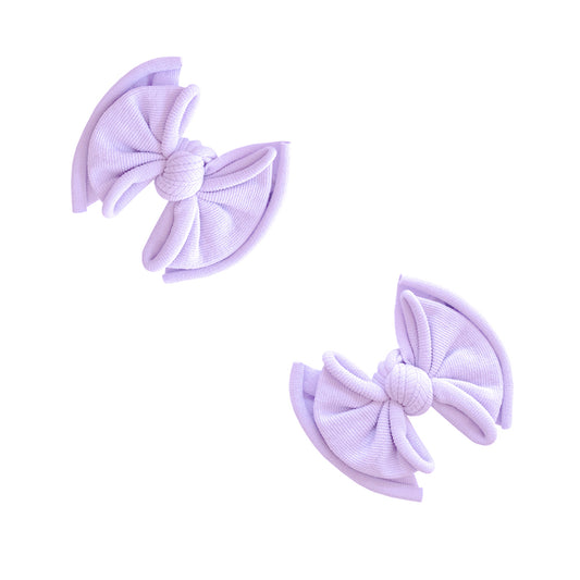 2PK BABY FAB CLIPS: light orchid *APRIL '24*