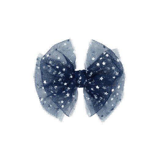 TULLE FAB® CLIP: navy foil star