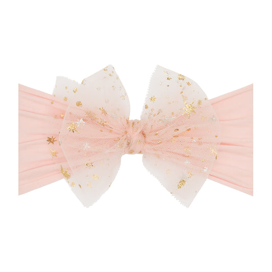 TULLE FAB®: rose quartz foil star *DEC '24*