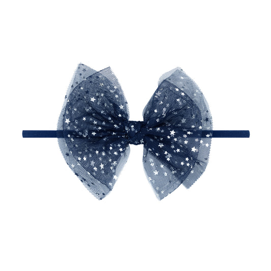 TULLE FAB® SKINNY: navy foil star | MAY '25