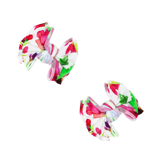 2PK PRINTED BABY FAB CLIPS: new spring *JUNE '24*