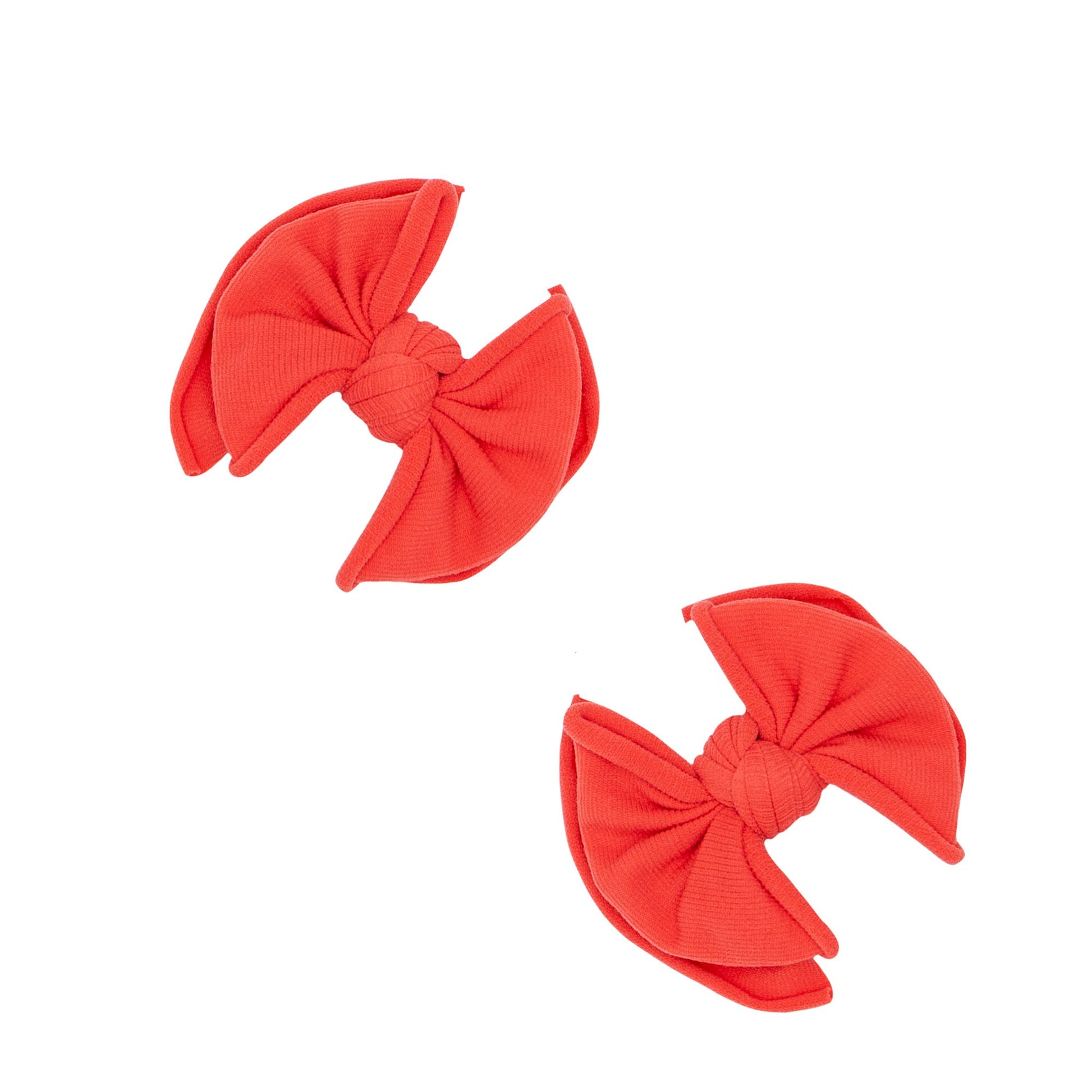 2PK BABY FAB CLIPS: poppy1